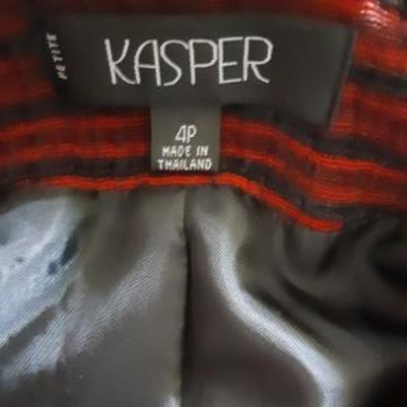 Kasper Black and Red Jacket - Picture 4 of 5